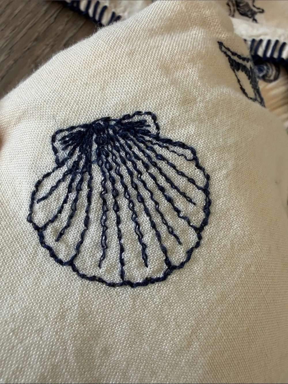 Happily Grey Embroidered Beach Set